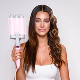 GlamWave™ - 32mm Pink Pro Haarlockenstab